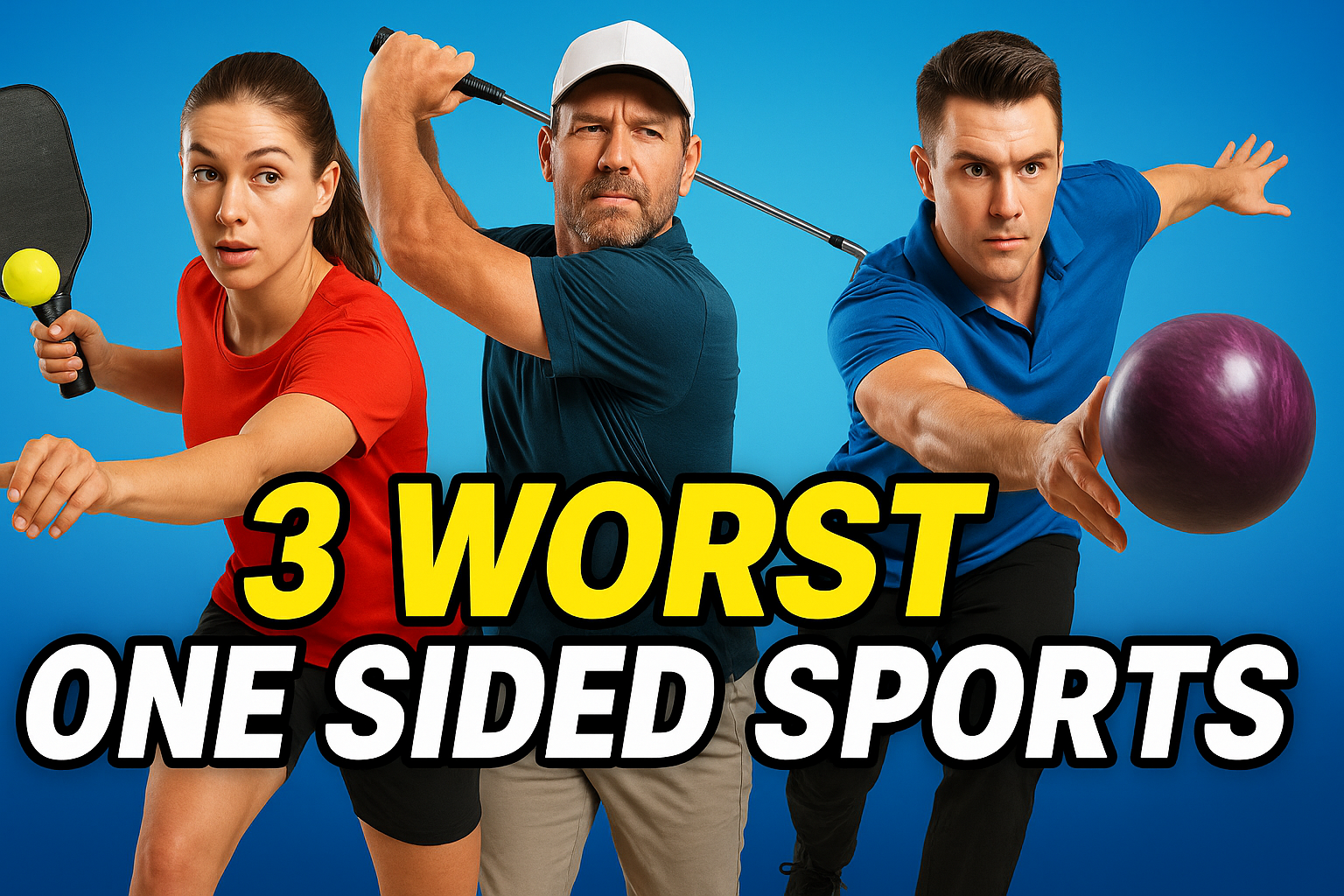Why One Side of Your Back Hurts After Golf, Pickleball or Bowling